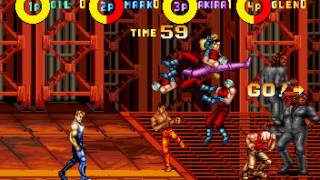 Karate Blazers arcade 4 player Netplay 60fps