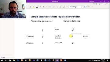 Population parameter estimate