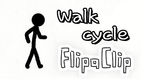 How to animate a walk cycle on FlipaClip