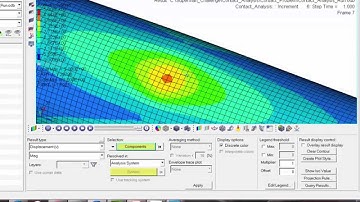 Abaqus Contact Example (Using Hypermesh as pre-processor)