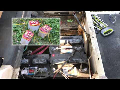 6 volt to 12 volt golf cart battery swap 1 year review - YouTube