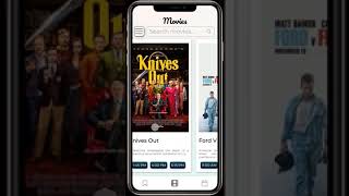 Movie ticket booking app in figma prototyping screenshot 4