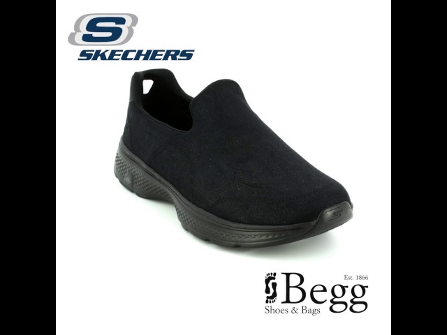 skechers go walk 4 men black