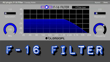 F 16 Filter by Blamsoft, An Audio Units Effect, Demo for iPad