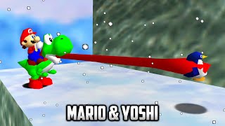 ⭐ Super Mario 64 - Mario & Yoshi - 4K