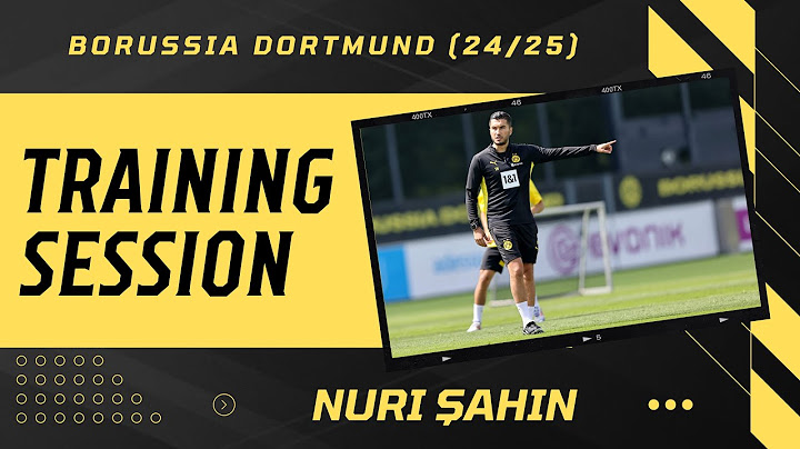 Training Session (MD-4) - Borussia Dortmund 24/25 - Nuri Şahin