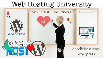 Wordpress - Manage Pages - Gazellehost Video Tutorials - gazellehost.com/wordpress