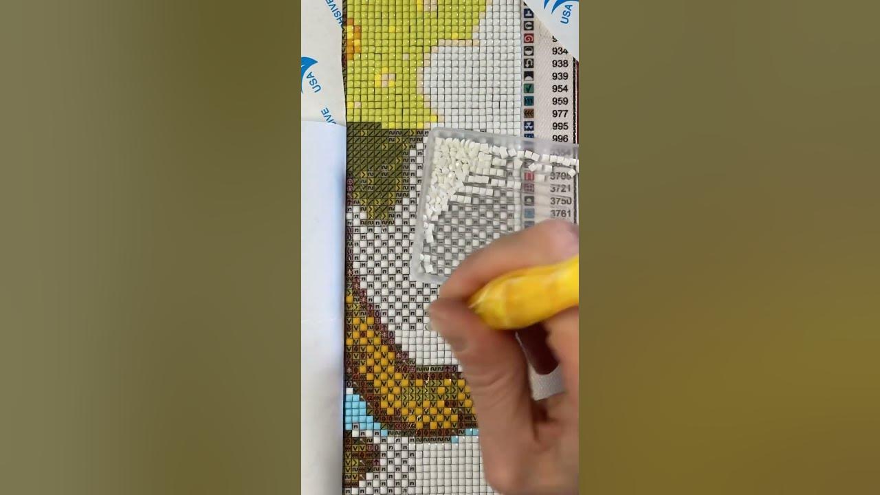 Pokémon - Full Diamond Painting (time lapse) 