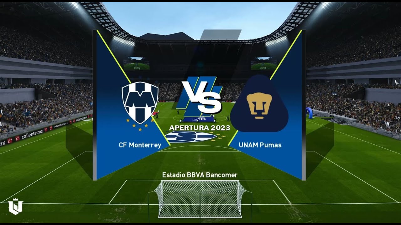 Monterrey vs Pumas Cuartos de final Liga Mx 2024 Gameplay Pes 2021 ...