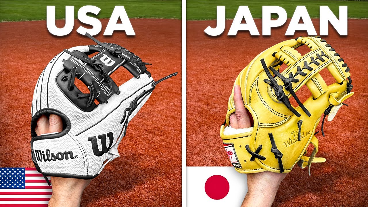 American VS Japanese Baseball Gloves