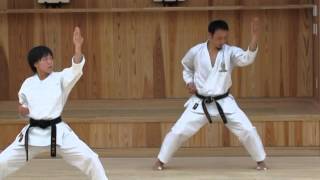 Okamoto-Sensei Demonstrating Kata Enpi