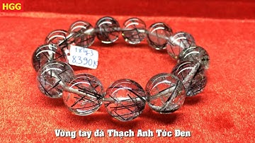Vòng tay phong thủy đá Thạch Anh Tóc Đen - Ý nghĩa, tác dụng & hợp mệnh