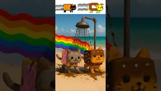 Nyan Cat Nayan Dog Sprynki Oc - Nyan Cat Nayan Dog From Smile To Tears