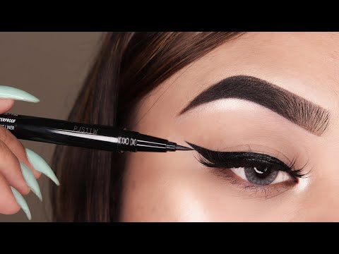 Eyeliner Tutorial ft. Nyx Cosmetics Epic Ink Liner | Glaminfusion