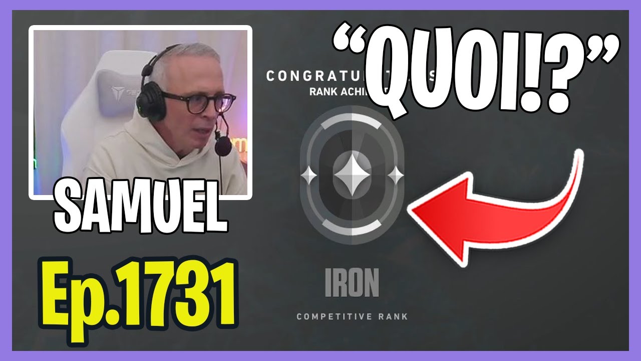 SAMUEL ÉTIENNE POP IRON3 SUR VALORANT, IL N'EST PAS CONTENT - BEST OF VALORANT FR Ep 1731