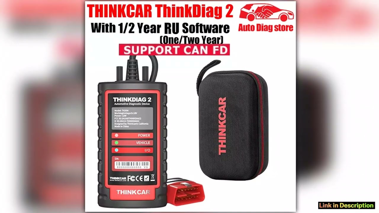 ThinkDiag2 ThinkDiag2 Bluetooth Connector Support CANFD DOIP Car Diagnostic Tool DBSCAR5DBSCAR VIIG