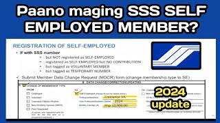 Paano maging SSS SELF EMPLOYED MEMBER? 2024 update