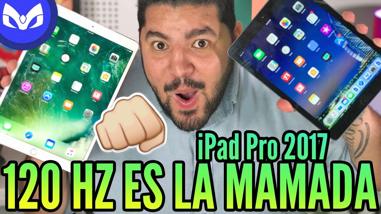 iPad Pro 10.5 CON 120Hz INSOLITO - YouTube