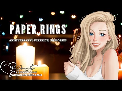 ASMR| Paper Rings [Anniversary] [Surprise] [Memories]