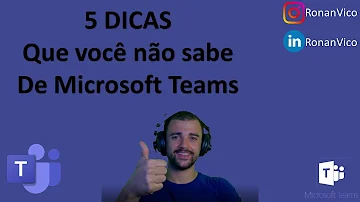 Como achar conversas antigas no Teams?