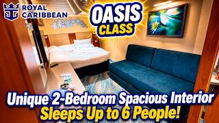 Royal Caribbean Oasis of the Seas Unique 2-Bedroom / Category 1R: Spacious Interior (3806)