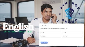 English Mock Test for Synergy GP Rating 2025 | Practice Before Final Exam