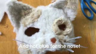 DIY cat mask! (ARIA QUIT SHOWING THIS TO PEOPLE)