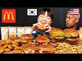 ASIAN MUKBANG FOOD FIGHTER Try 10,000 Calorie McDonald&#39;s Challenge For the First Time!! [ASMR]