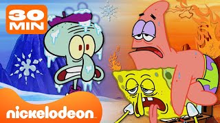 سبونج بوب | أقصى درجات الحرارة على الإطلاق في قاع الهامور | Nickelodeon Arabia