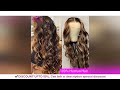 DEAL Highlight Body Wave Wig Human Hair Lace Wigs 4/27 Honey Blonde Body Wavy T Part Lace Human Hair