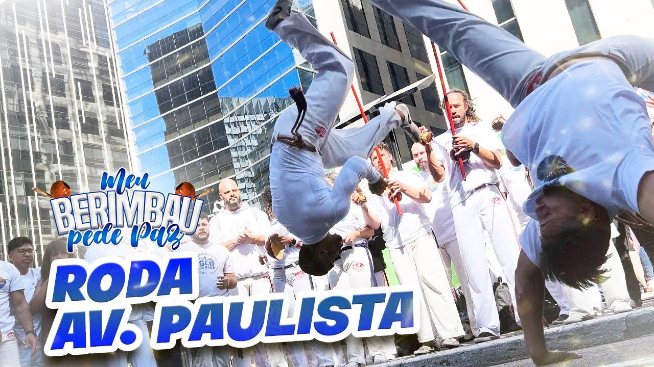 🕊️ RODA NA AV. PAULISTA COM MESTRE CAMISA | CAMPANHA MEU BERIMBAU PEDE PAZ | ABADÁ CAPOEIRA part1 🕊️