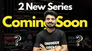 🛑 Upcoming New Series 🔥 | Engineer Codewala