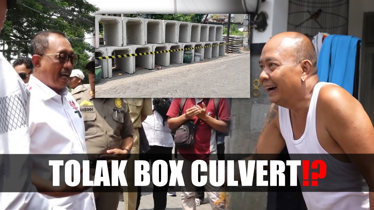 BOX CULVERT DILAPORKAN TERHAMBAT KARENA PENOLAKAN, CAKJI LANGSUNG DATANGI!!