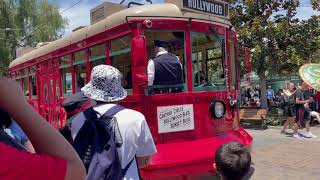 Disneyland Railroad + PE Red Car Trolley 7/20/2022 (feat. Ernest, Fred, Holliday and 623)