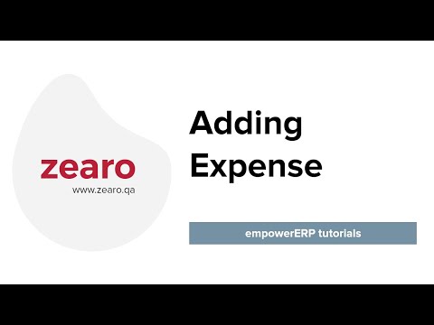 Expense in empower ERP.