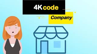 Explainer video about 4Kcode company and their smart services in web development in English.