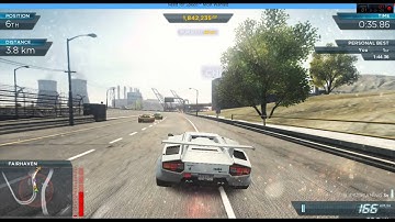 Need For Speed Most Wanted|Lamborghini Countach Harbor run race