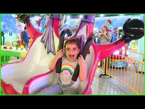 Rüya Oyun Parkında Kanguruya Bindi, Burası Adeta Lunapark | Indoor Playground for Kids