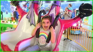 Rüya Oyun Parkında Kanguruya Bindi Burası Adeta Lunapark Indoor Playground For Kids