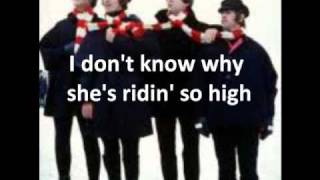 The Beatles- Ticket To Ride (lyrics on screen) (Stereo Remastered)