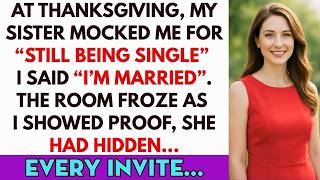 At Thanksgiving, My Sister Mocked Me For “Still Being Single.” I Said...