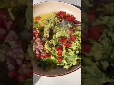 الافوكادو جواكامولي الطبخ