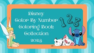 Disney Color By Number Collection 2023