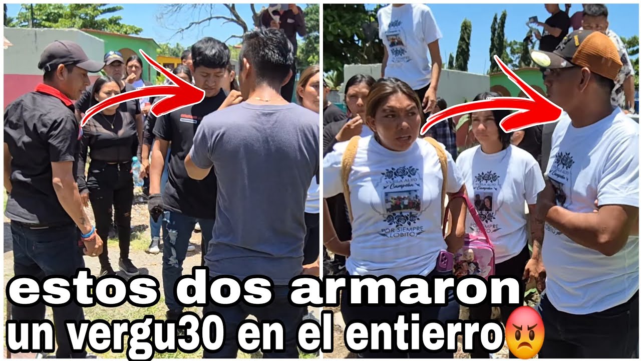 🔴Trucha y rola arman un gran escandalo en plena sepultura|no respetan el entierro de lobito😡