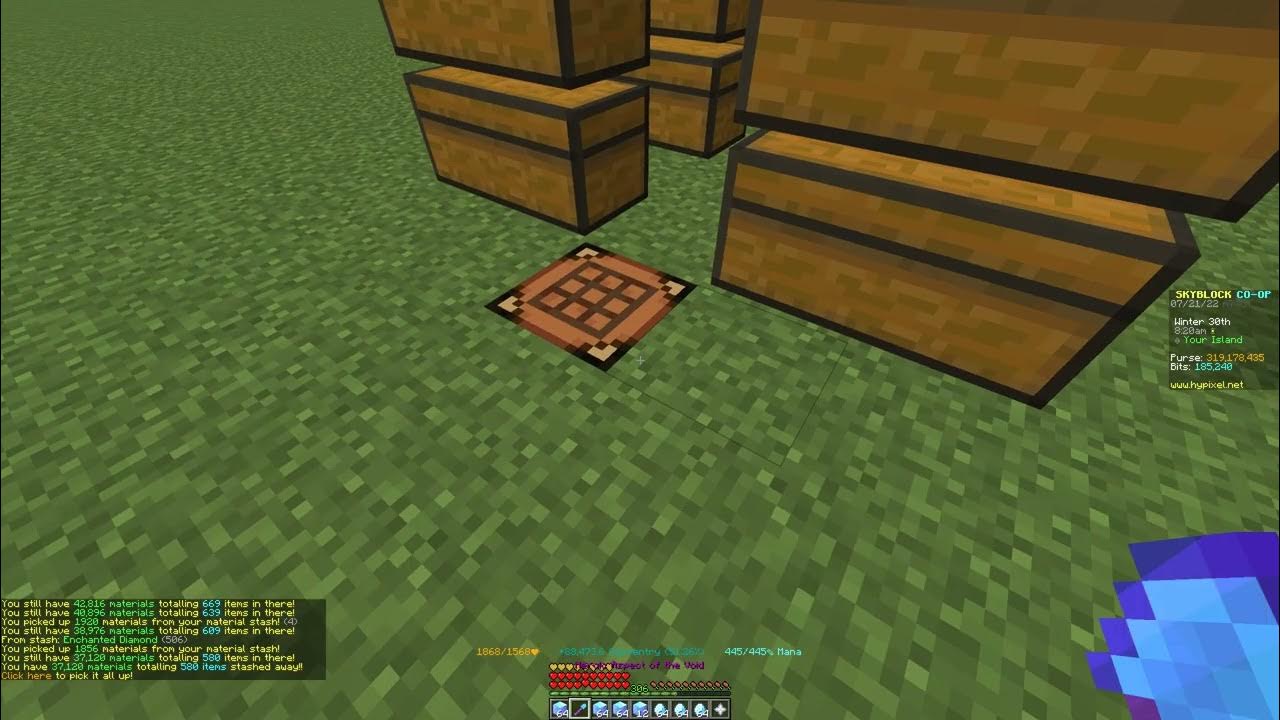 INSANE CARPENTRY METHOD!!! (HYPIXEL SKYBLOCK) YouTube