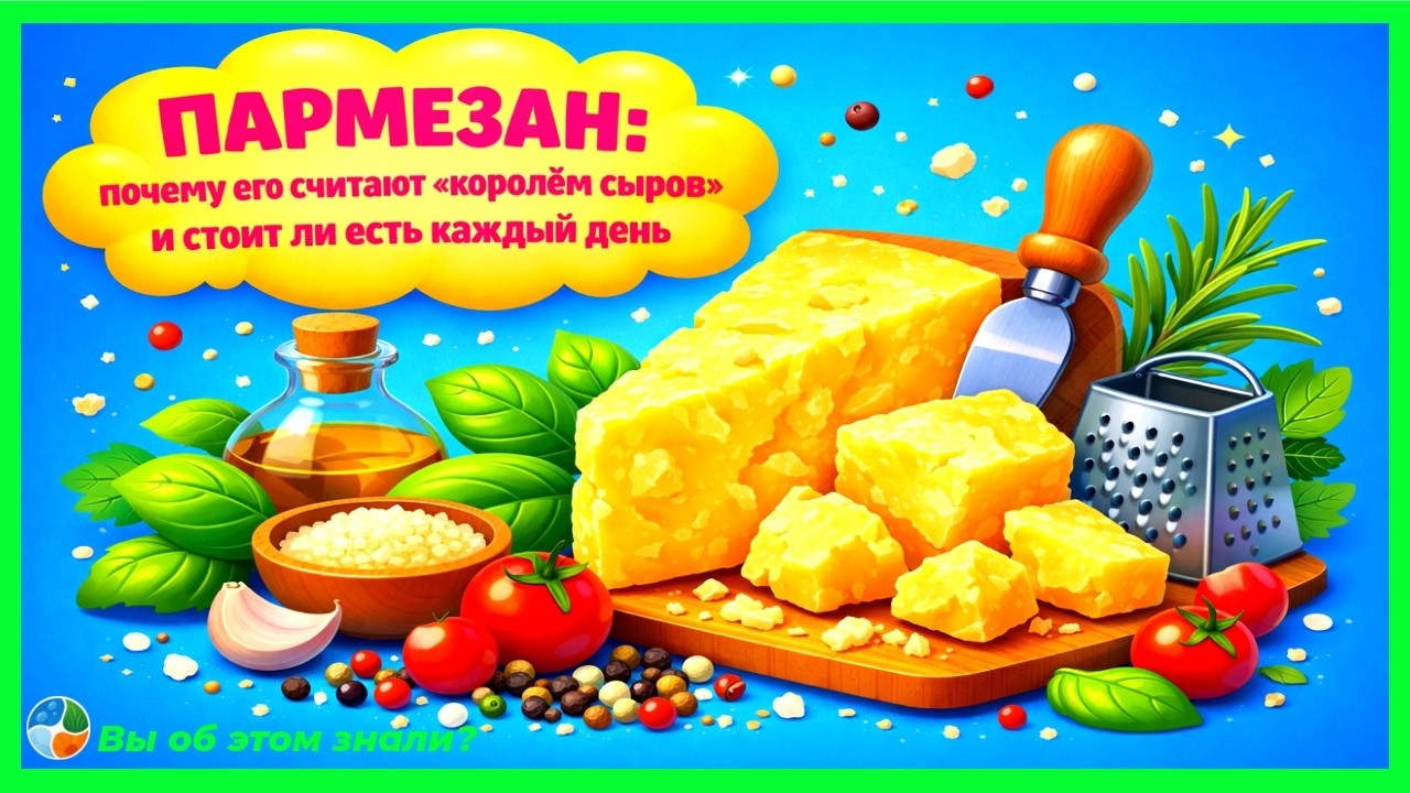 ПАРМЕЗАН: почему его считают «королём сыров» и стоит ли есть каждый день