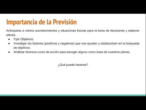 Video: ¿Cuándo se usa la previsibilidad?