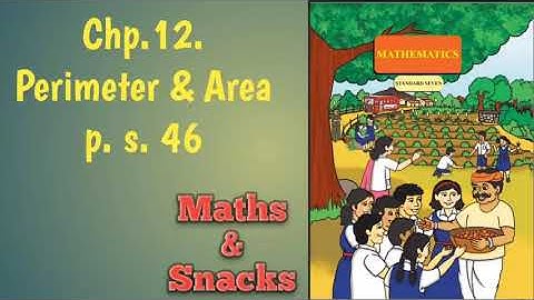 7th, Maths, chp.12.Perimeter & Area, practice set. 46, Maharashtra Board, Mumbai,
