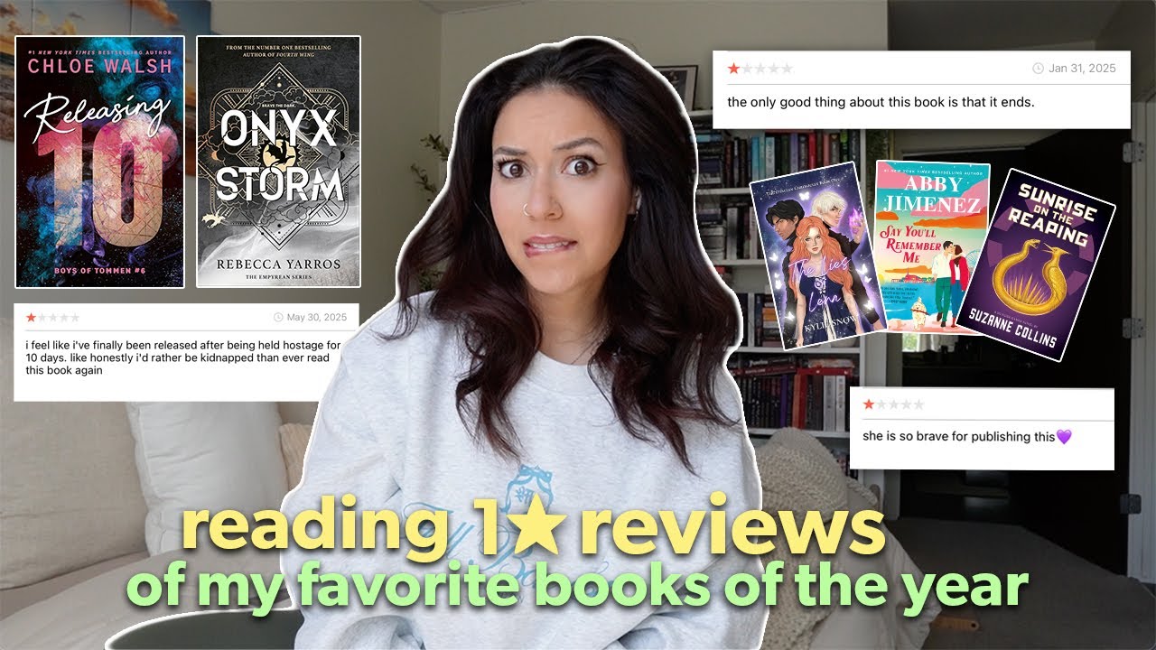 reading vile but valid reviews of my favorite books of the year 🫣🚫⭐️