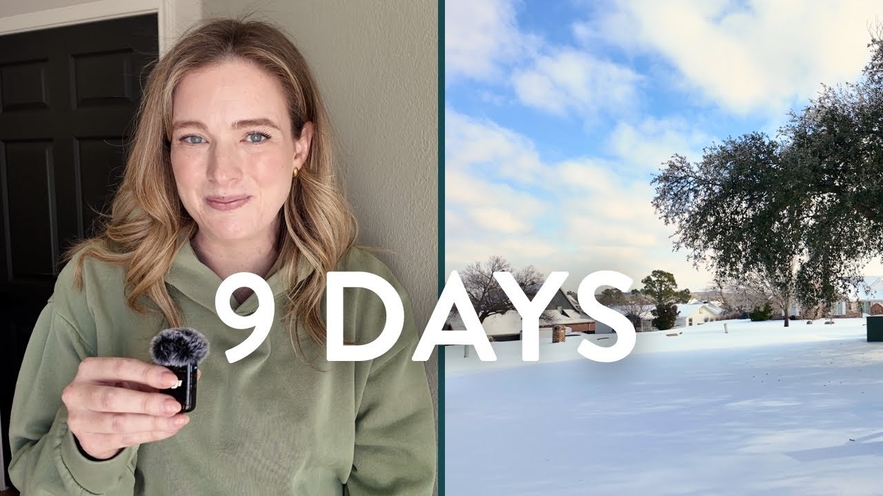 We Were Snowed In for Over a Week in Texas 😅 | Weekly Vlog
